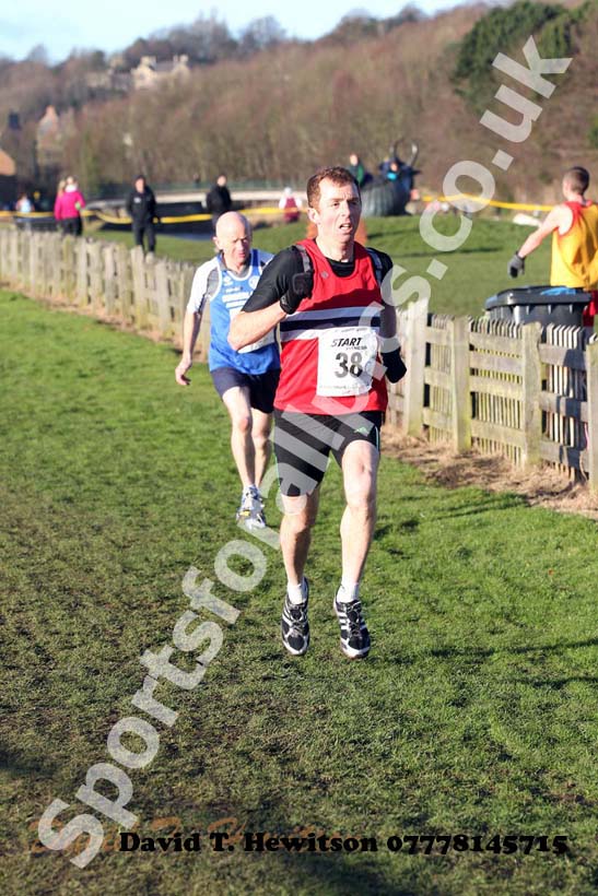 38C Veterans race, Durham Cathedral Cross Country Relays.